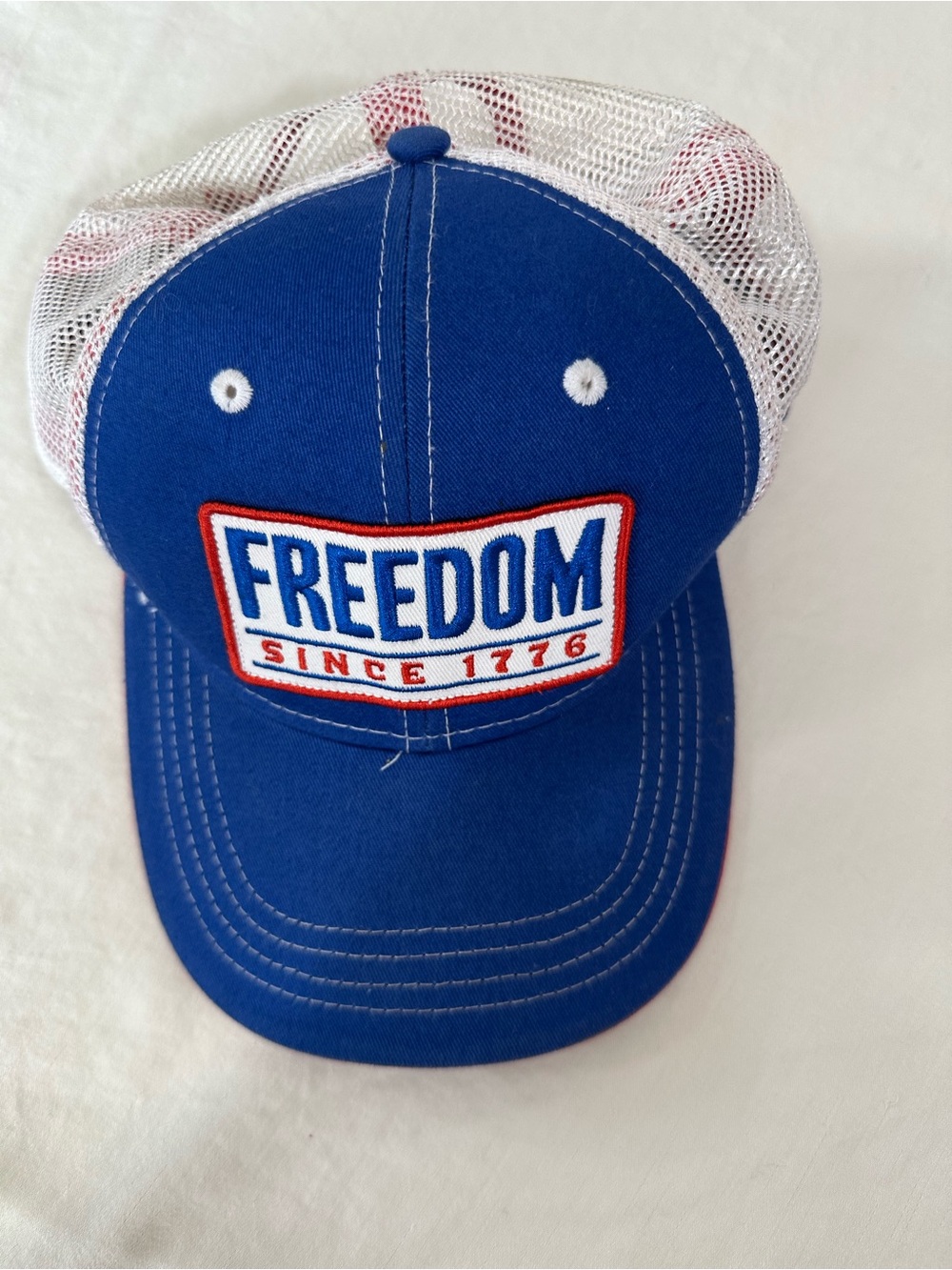 Buck Wear Freedom Since 1776 Trucker Hat Sz OSFM Snapback Baseball Cap Patriotic